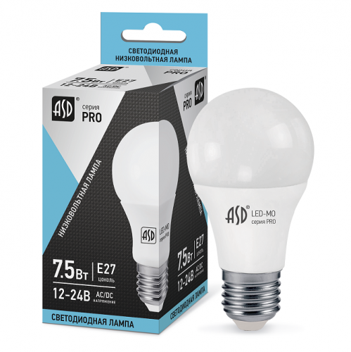 ����� ������������ ASD LED-MO-12/24V-PRO ������������� �27 12-24� 7,5 ��