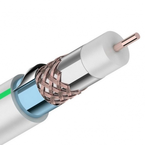 ������ ������������ RG-6U+Cu 75 �� Cu/Al/Cu/Al 90% � ������� ������� ����� ����� 305 � Rexant