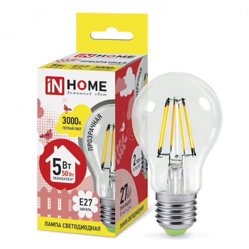 ����� ������������ In Home Deco A60 ���������� 5W �27 3000�