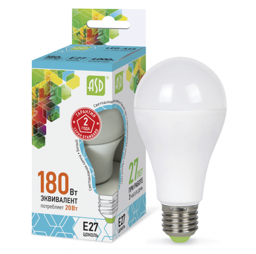 ����� ������������ ASD Standard A60 20W �27 4000�