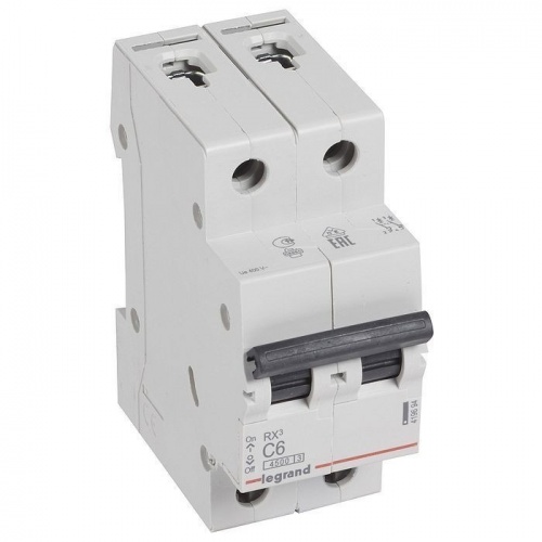 �������������� ����������� Legrand RX3 419694 2P C 6A 4,5 ��