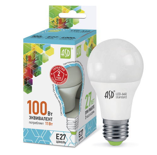 ����� ������������ ASD Standard A60 11W �27 4000�