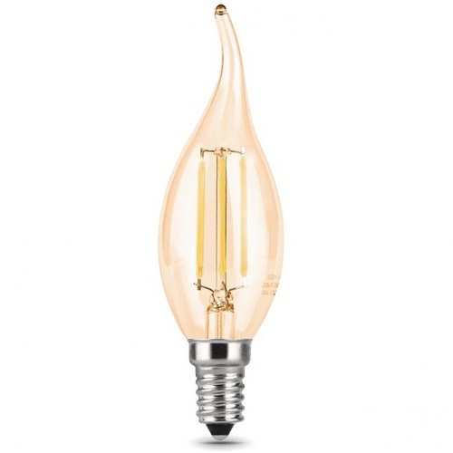 ����� ������������ Gauss 104801805 Filament Candle tailed 5W E14 Golden 4100K