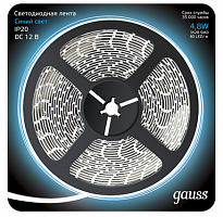 ����� ������������ Gauss LED 312000505 2835/60-SMD IP20 4,8W 12V DC ����� 5 �