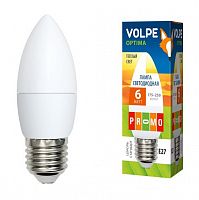 ����� ������������ Volpe Optima LED-C37-6W/WW/E27/FR/O