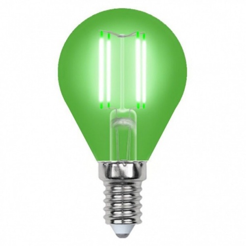 ����� ������������ Uniel Air color LED-G45-5W/GREEN/E14 ������� ����