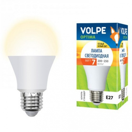 ����� ������������ Volpe Optima LED-A60-7W/WW/E27/FR/O