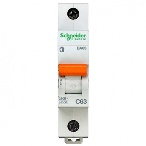 �������������� ����������� Schneider Electric ������� ��63 1� C 63A 4,5��