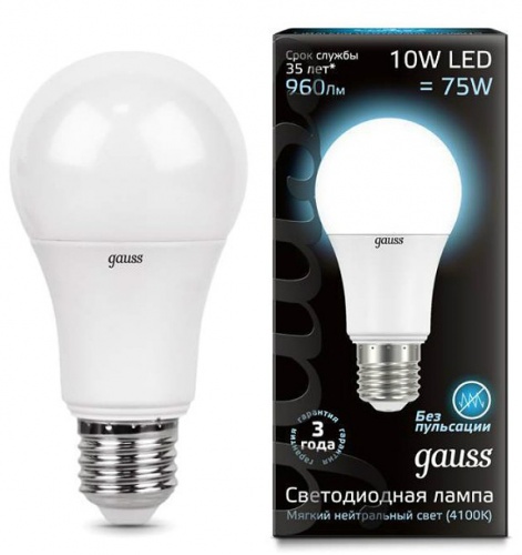 ����� ������������ Gauss LD102502210 10W E27 4100K