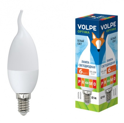 ����� ������������ Volpe Optima LED-CW37-6W/NW/E14/FR/O