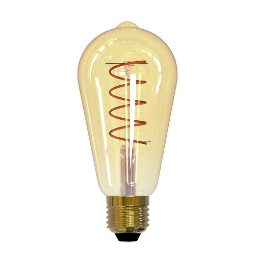 ����� ������������ Uniel Vintage LED-ST64-4W/GOLDEN/E27/CW GLV22GO