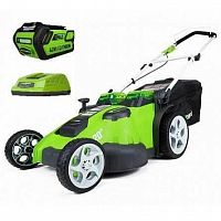 ������������� �������������� Greenworks G40LM49DBK4 TwinForce