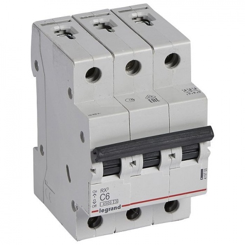 �������������� ����������� Legrand RX3 419705 3P C 6A 4,5 ��