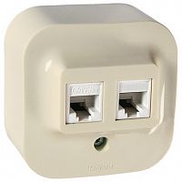   Legrand Quteo 782251 RJ11+RJ45 5E UTP   