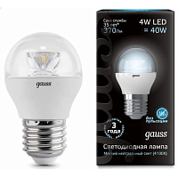 ����� ������������ Gauss 105202104 E27 4W 2700K