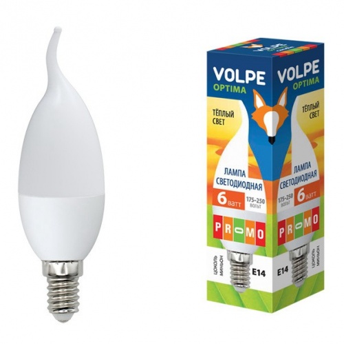 ����� ������������ Volpe Optima LED-CW37-6W/WW/E14/FR/O