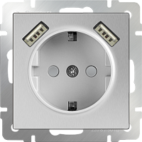  Werkel WL06-SKGS-USBx2-IP20   USB2      