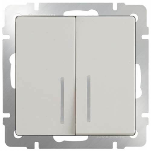   Werkel WL03-SW-2G-2W-LED-ivory      