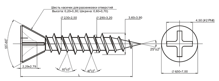 Саморезы Stinger для ГВЛ Саморезы Stinger для ГВЛ