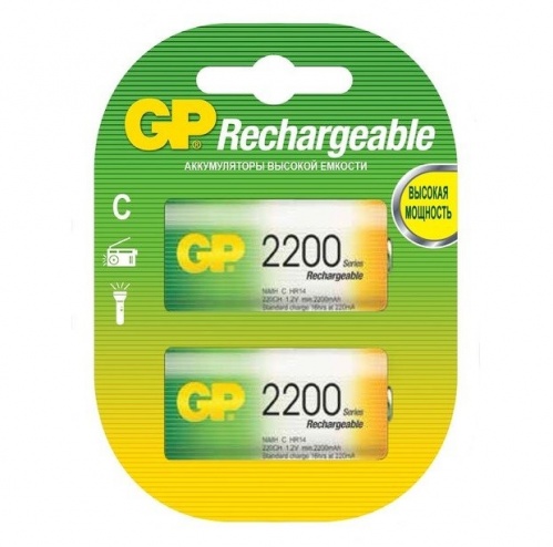 ��������� �������������� GP Batteries 220CHC C 2200 ��� 2 ��.