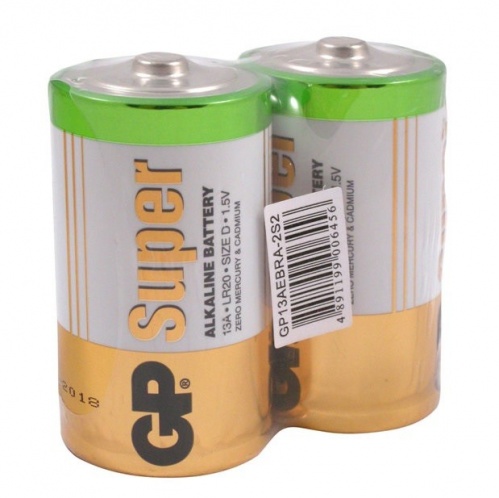 ��������� ����������� GP Batteries Super Alkaline 13� D 2 ��.