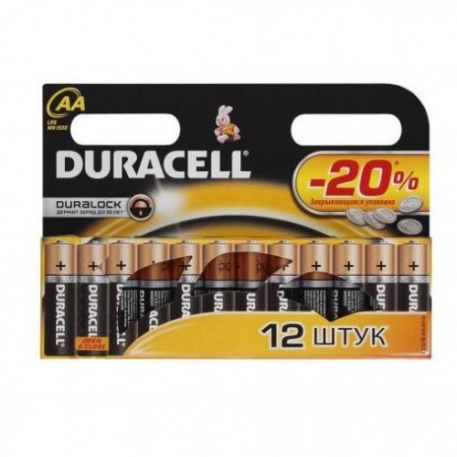 ��������� ����������� Duracell Basic AA LR6 Bl-12 12 ��
