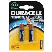 ��������� ����������� Duracell Turbo AAA LR03 Bl-2 2 ��