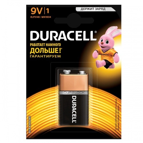 ��������� ����������� Duracell Basic 9V 6LR61 Bl-1 1 ��