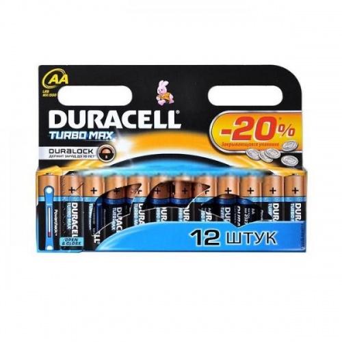 ��������� ����������� Duracell Turbo Max AA Bl-2 Bl-12 12 ��