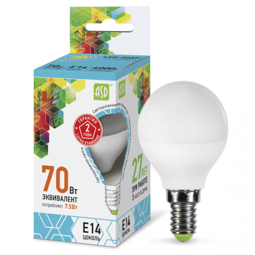 ����� ������������ ASD Standard ��� 7,5W �14 4000�