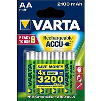 �������������� ��������� Varta AA R2U 2100 ��� 4 ��.